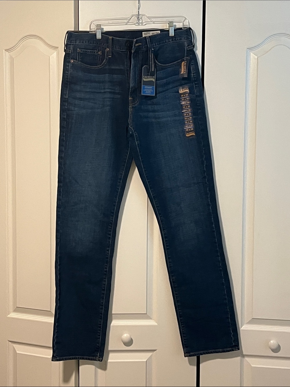 Daniel Cremieux Men's Slim Straight Jeans - Dark Blue 36 x 36 NWT